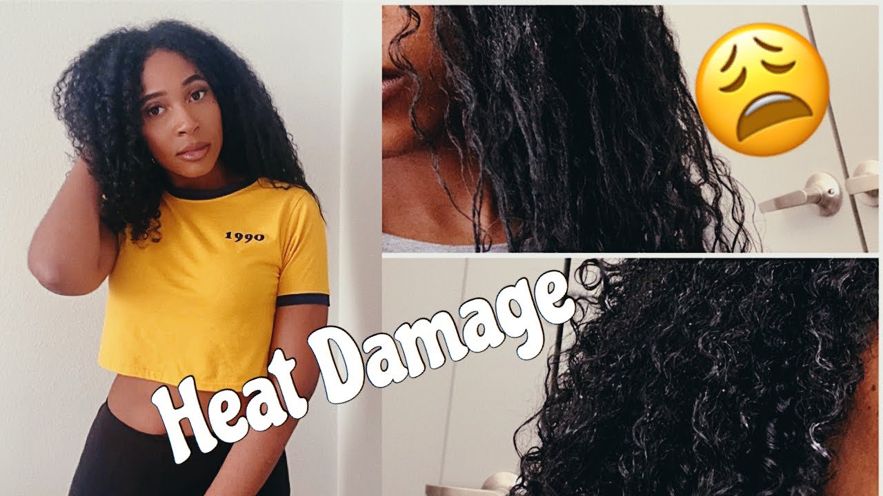 Wash And Go On Heat Damaged Hair 😩 + GIVEAWAY 🎉