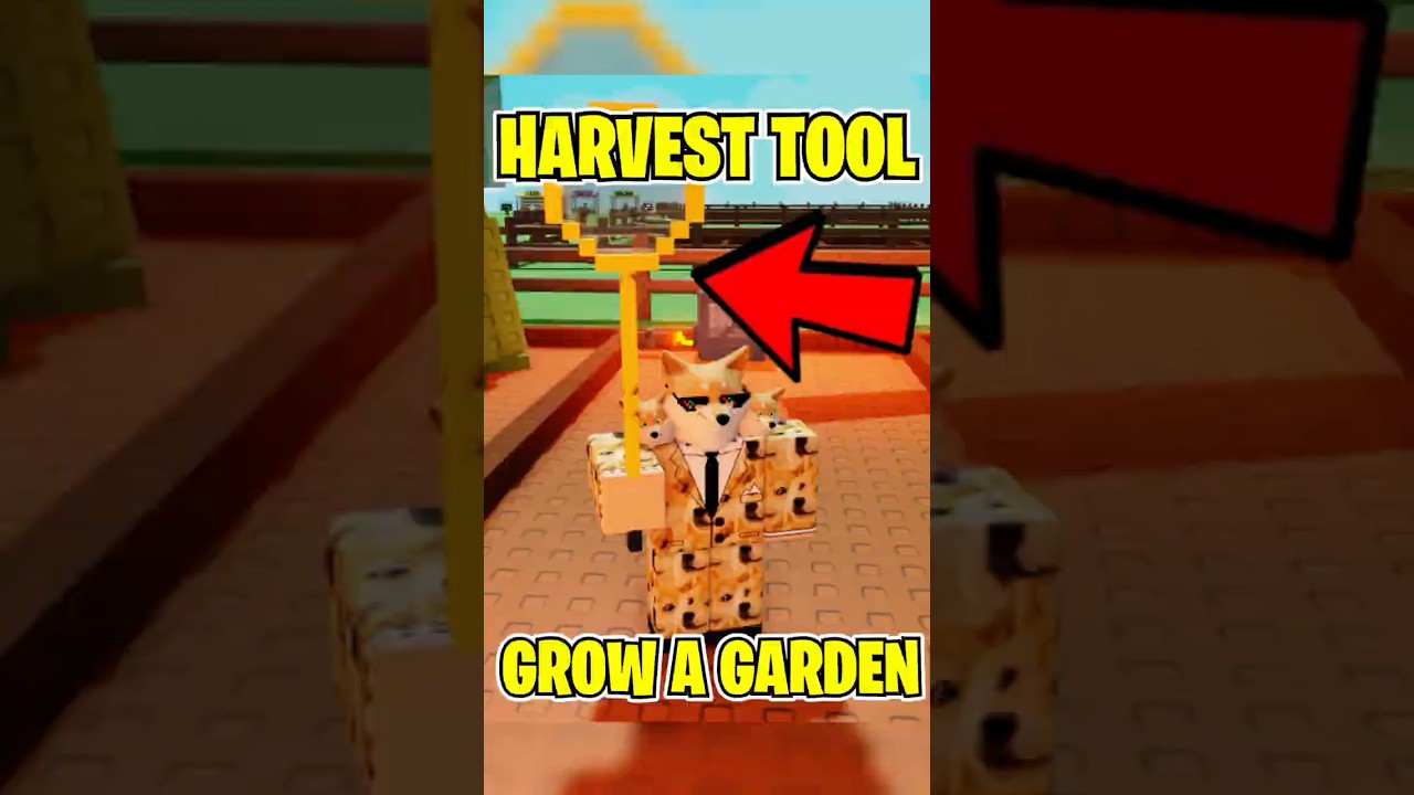 Harvest Tool Grow a Garden #growagarden