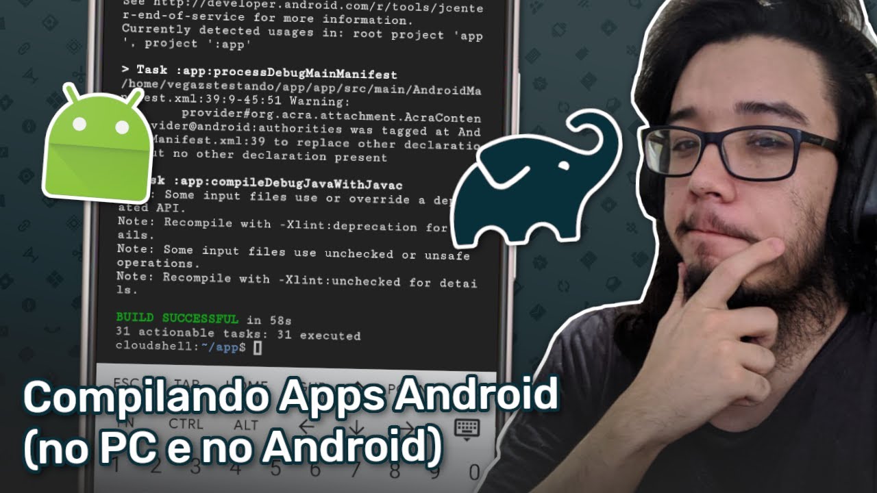 Compilando Apps Android do Código Fonte (no PC ou pelo próprio Android)