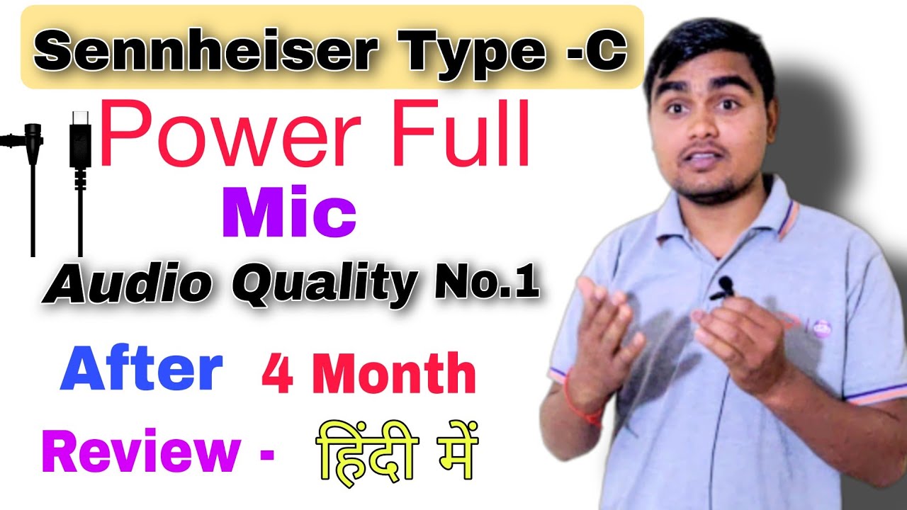 sennheiser mic type c for mobile | best mic for youtube | sennheiser mic full review | sennheiser