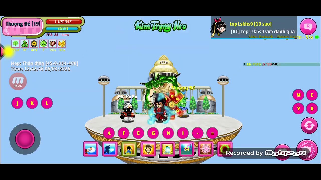 Ngọc Rồng Online - Review Sự Kiện 8/3 Test Tỷ Lệ Vòng Quay Vàng Ngọc Duykingnro Tập 16