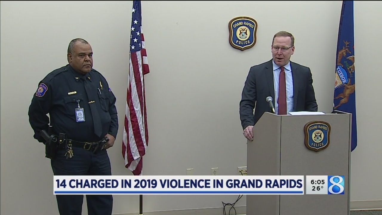 14 charged, including 1 for murder, in 2019 violence in GR
