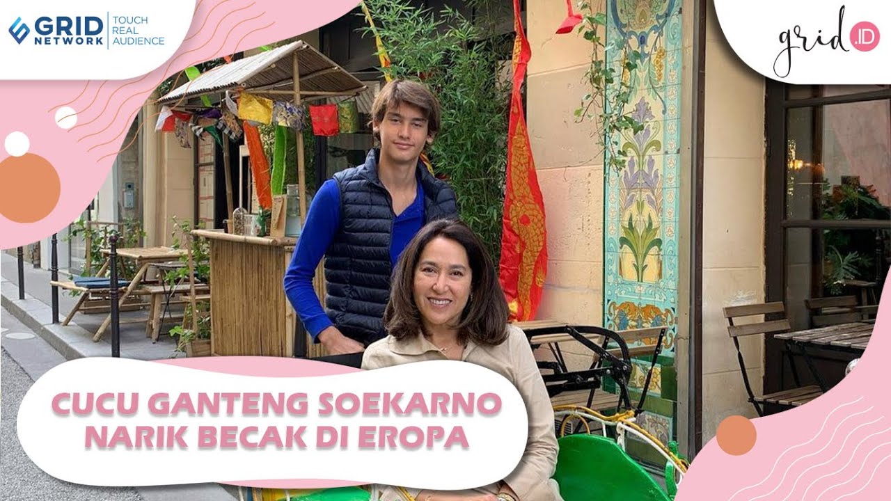 Cucu Ganteng Presiden Soekarno Sibuk Narik Becak Di Eropa