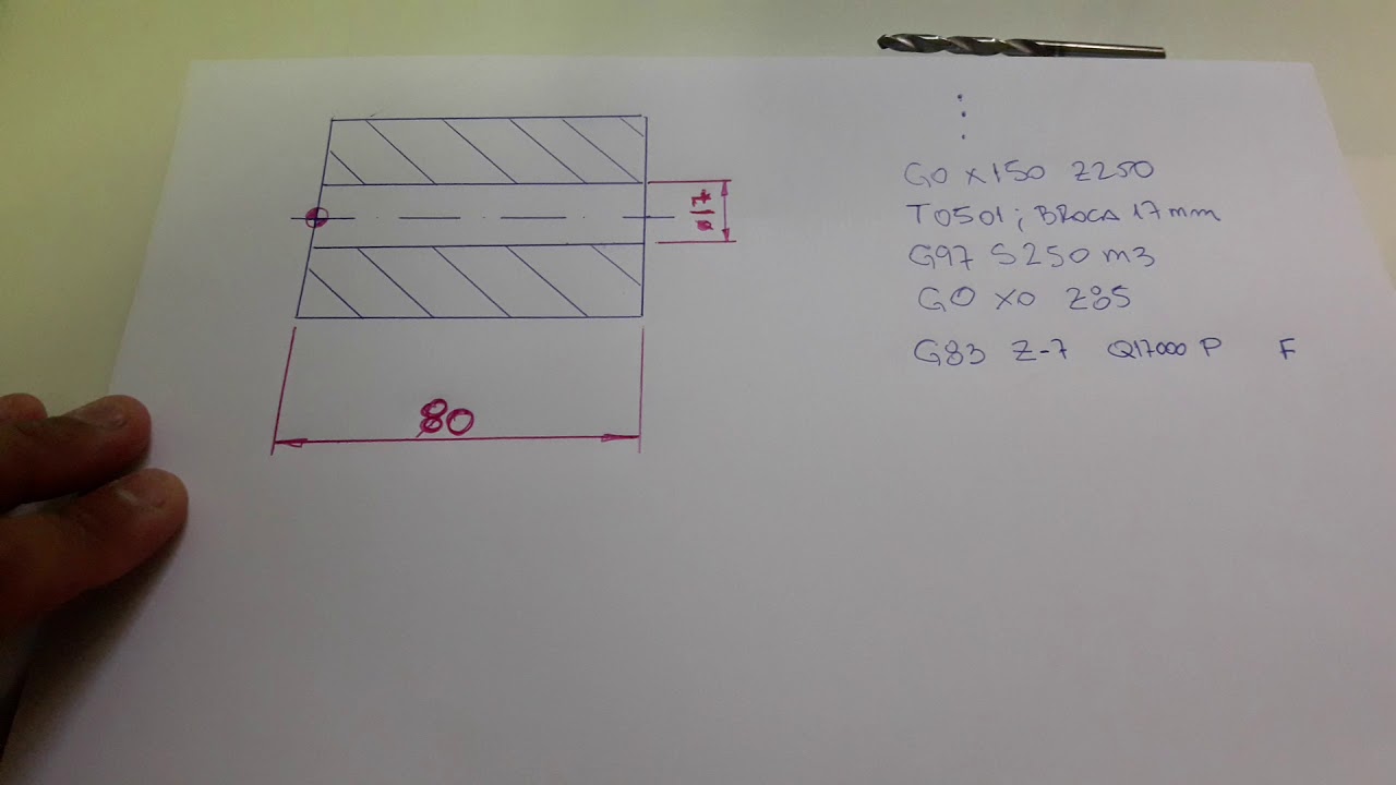 G83 Ciclo de Furação com Descarga de Cavaco