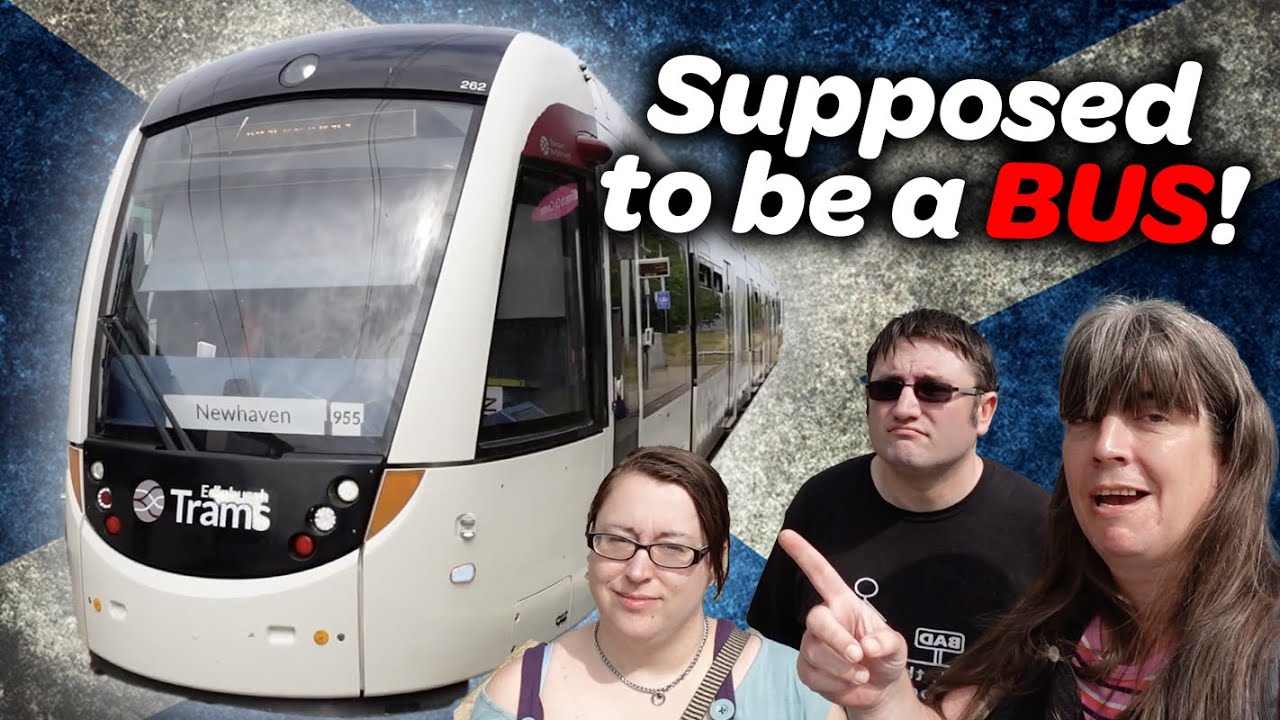 Edinburgh Trams were supposed to be a bus! Visiting Every Edinburgh Tram Stop!