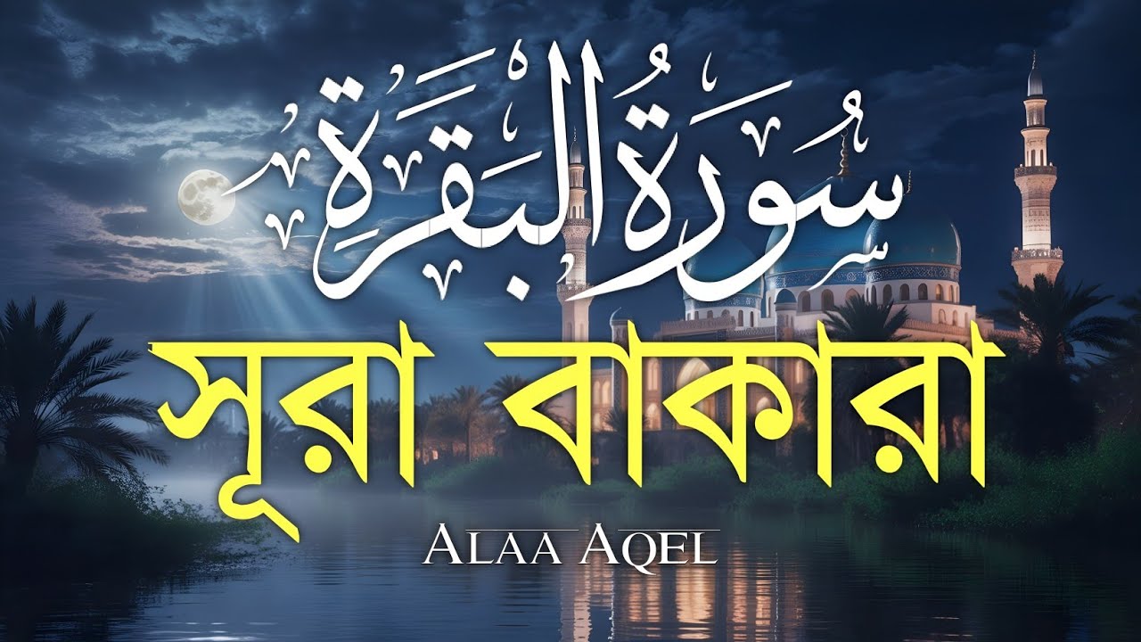 ঘরের উন্নতির জন্য সূরা বাকারা প্রতিদিন শুনুন I Surah Al Baqarah Full Quran Recitation | Alaa Aqel