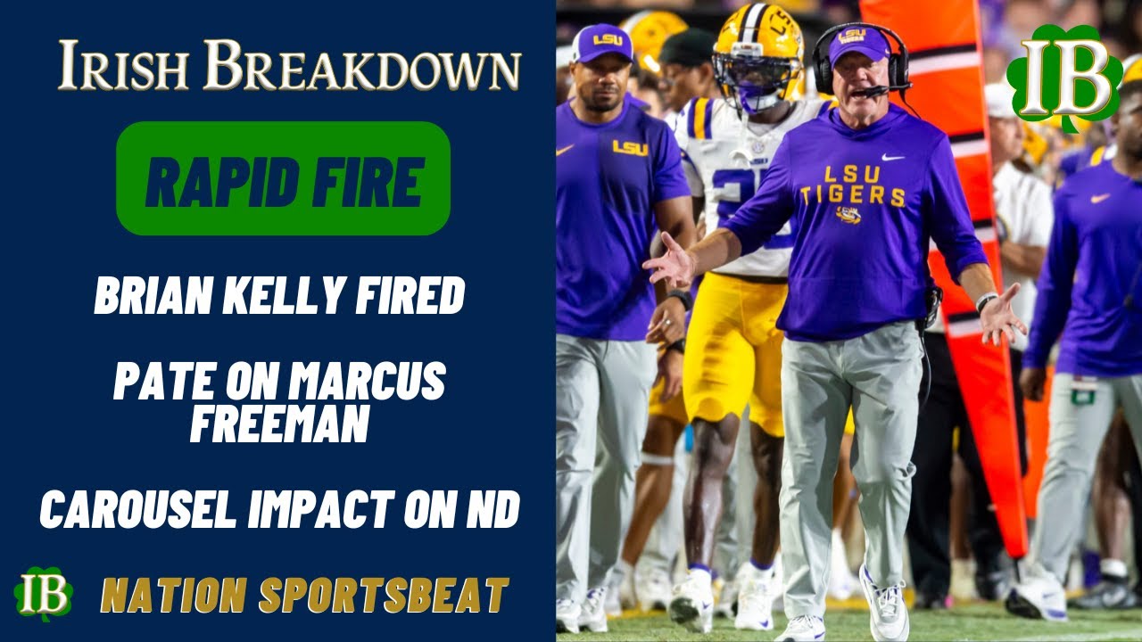 Стремительный огонь: увольнение Брайана Келли, Джош Пейт о Маркусе Фримене, влияние тренерской ка...