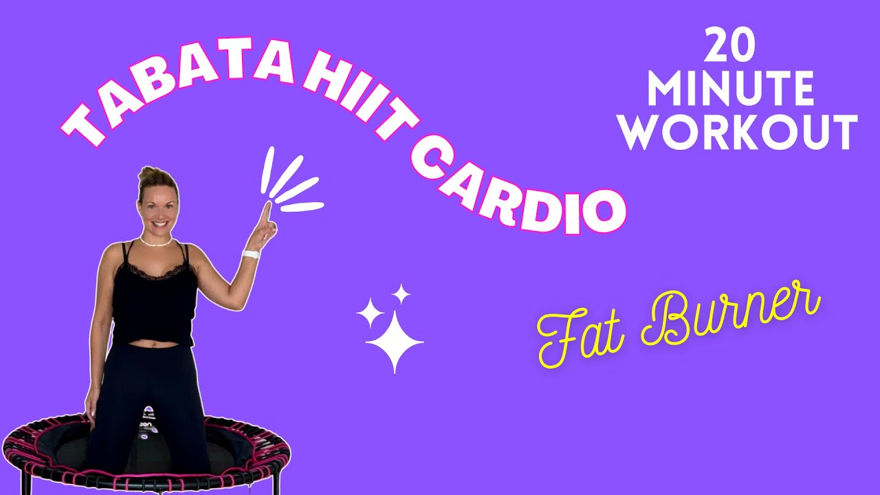 20 MIN TABATA Rebounder Workout | Tabata HIIT Rebounder Workout | Mini-Trampoline TABATA Workout