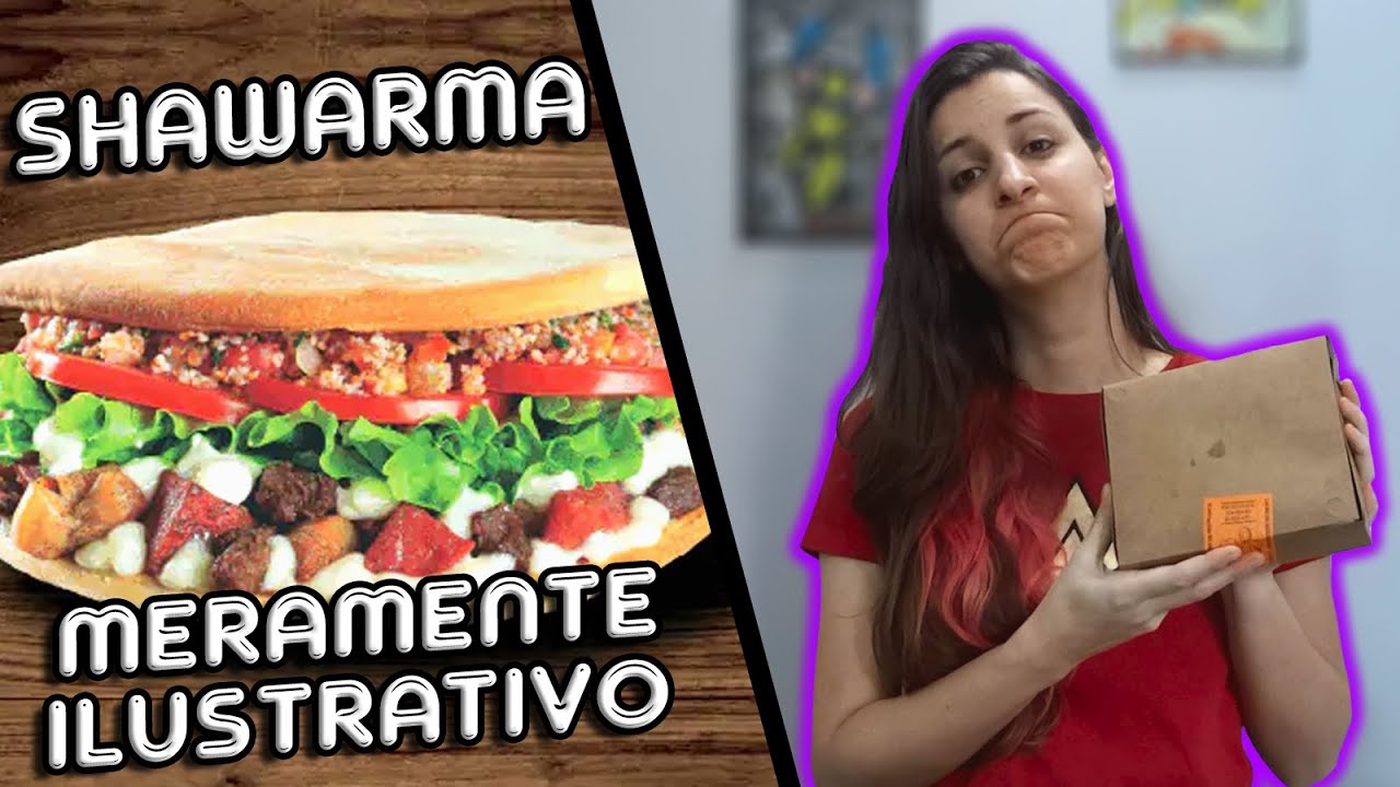 PEDI UM SHAWARMA NO DELIVERY E FUI TAPEADA | Pedindo Delivery