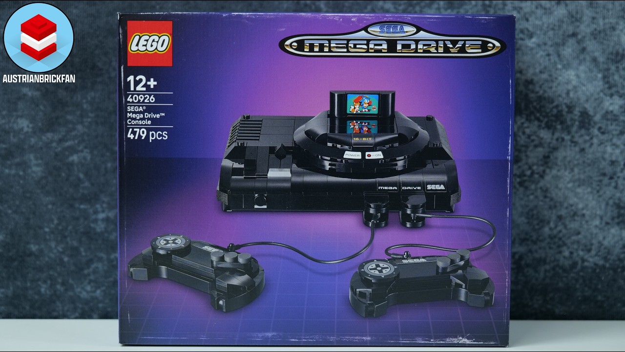 LEGO Sonic the Hedgehog 40926 Консоль SEGA Mega Drive &mdash; Обзор скоростной сборки LEGO