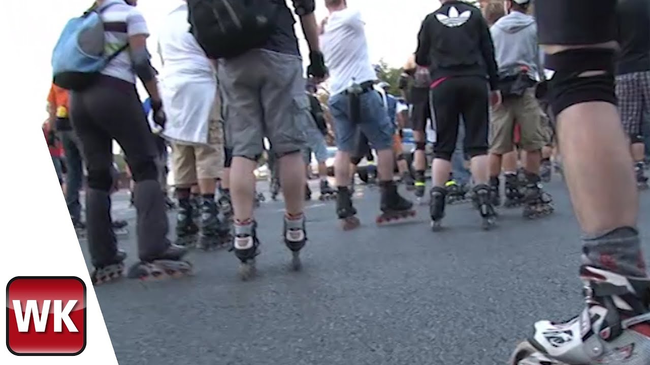 Tuesday Night Skating in Frankfurt