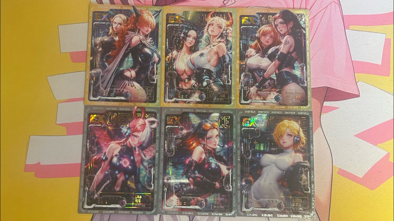 Обзор наборов карточных игр с женскими персонажами из аниме «Вайфу из One Piece» — предварительны...