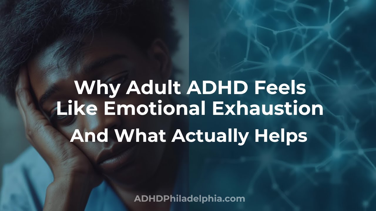 Why Adult ADHD Feels Like Emotional Exhaustion — And What Actually Helps