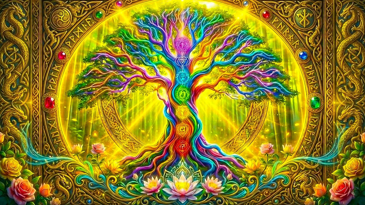 УДАЛЕНИЕ ВСЕЙ НЕГАТИВНОЙ ЭНЕРГИИ | ВСЕ 7 ЦЕЛИТЕЛЬНЫХ ЗВУКОВ ЧАКР + ДРЕВО ЖИЗНИ | ОЧИЩАЕТ АУРУ