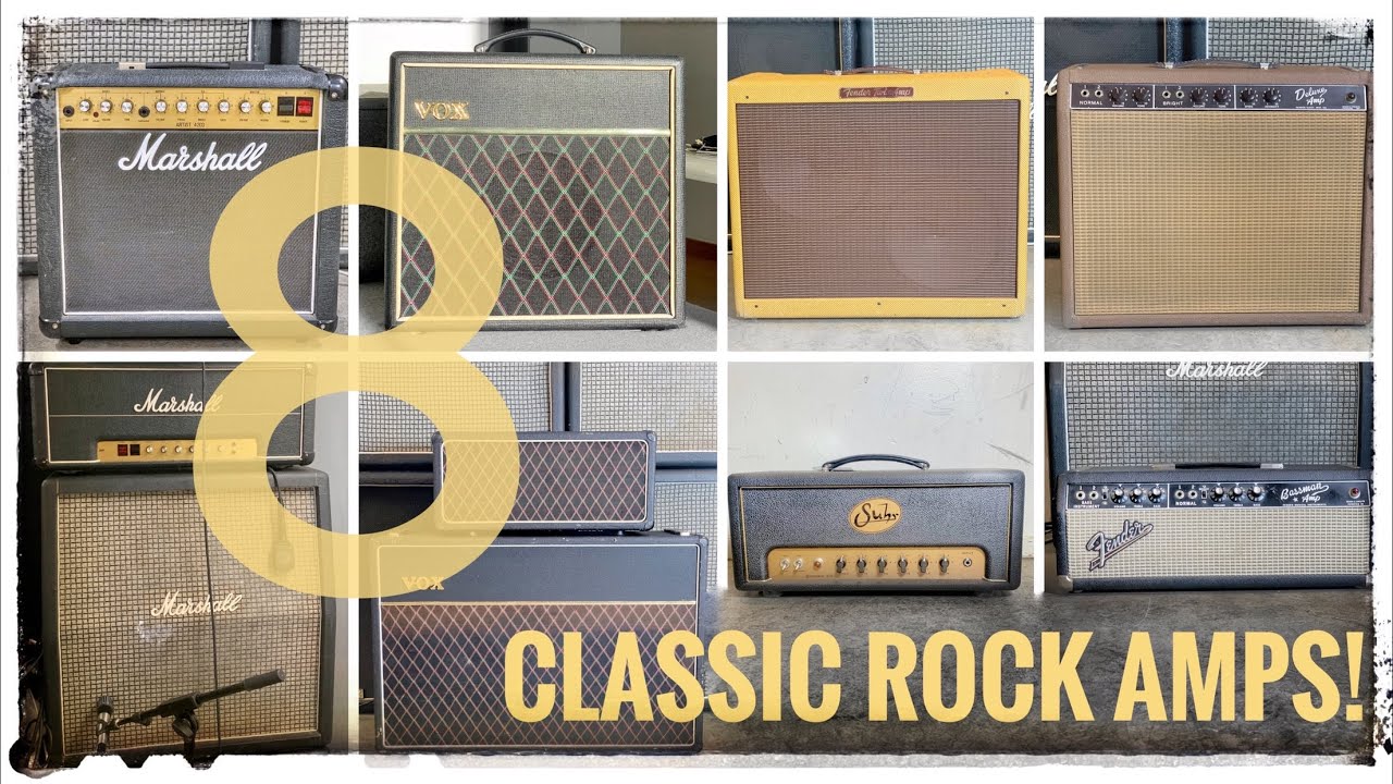 8 ICONIC Guitar Tones - Marshall Vs Fender Vs Vox!