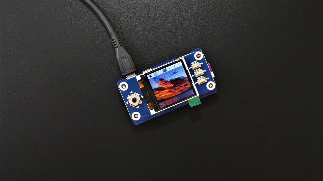 Mở hộp và Cài đặt HAT Màn Hình LCD 1.44 Inch từ Waveshare