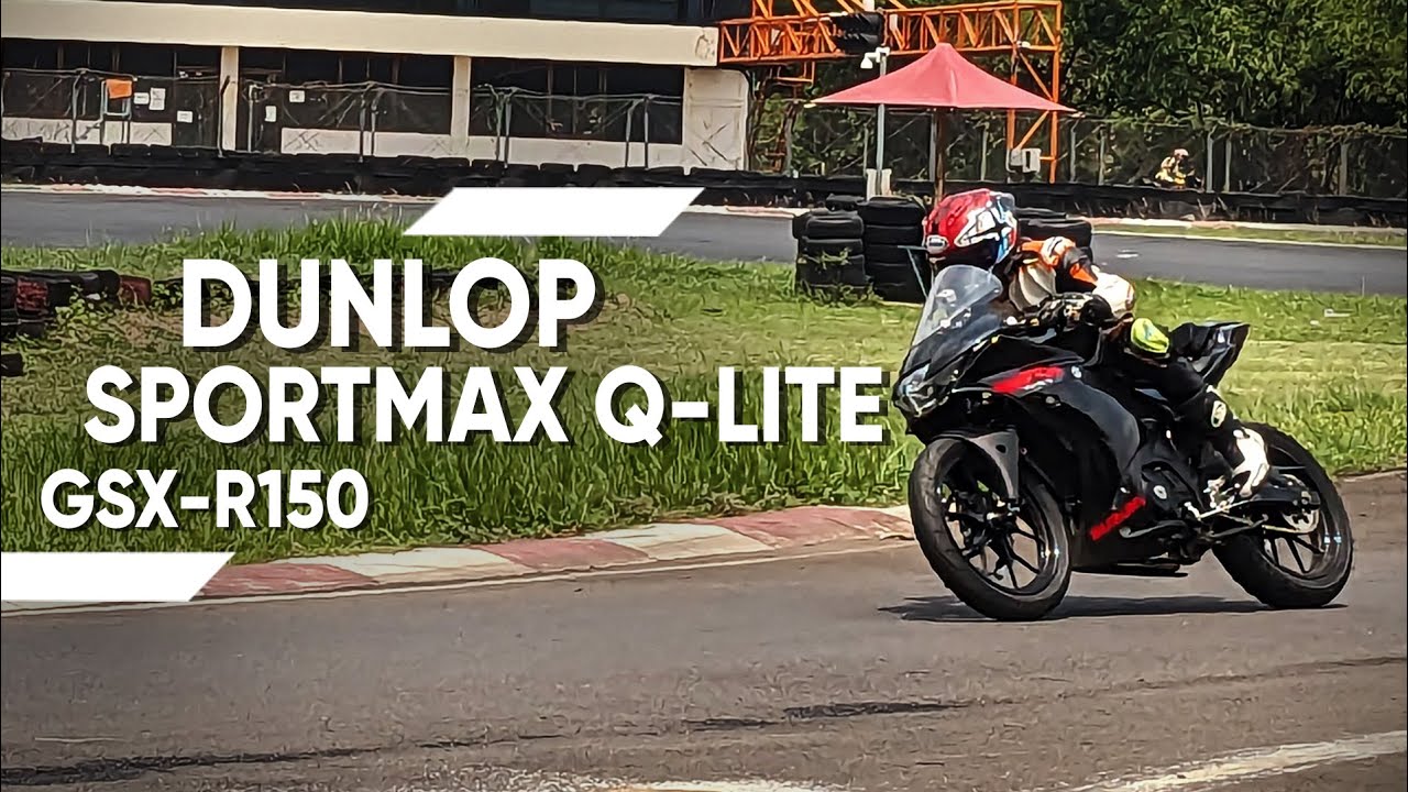 TESTING DUNLOP SPORTMAX Q-LITE DI SIRKUIT SENTUL KARTING ft. GSX-R150
