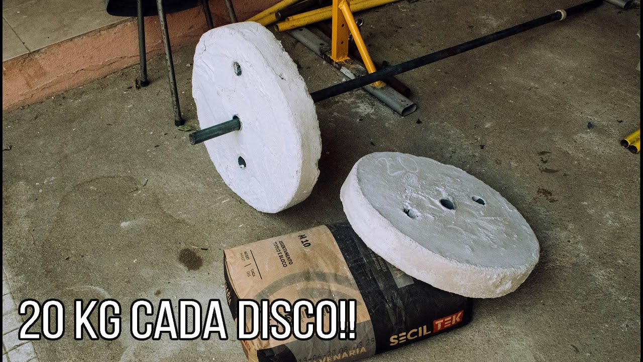 Como Fazer Pesos de Cimento 20KG