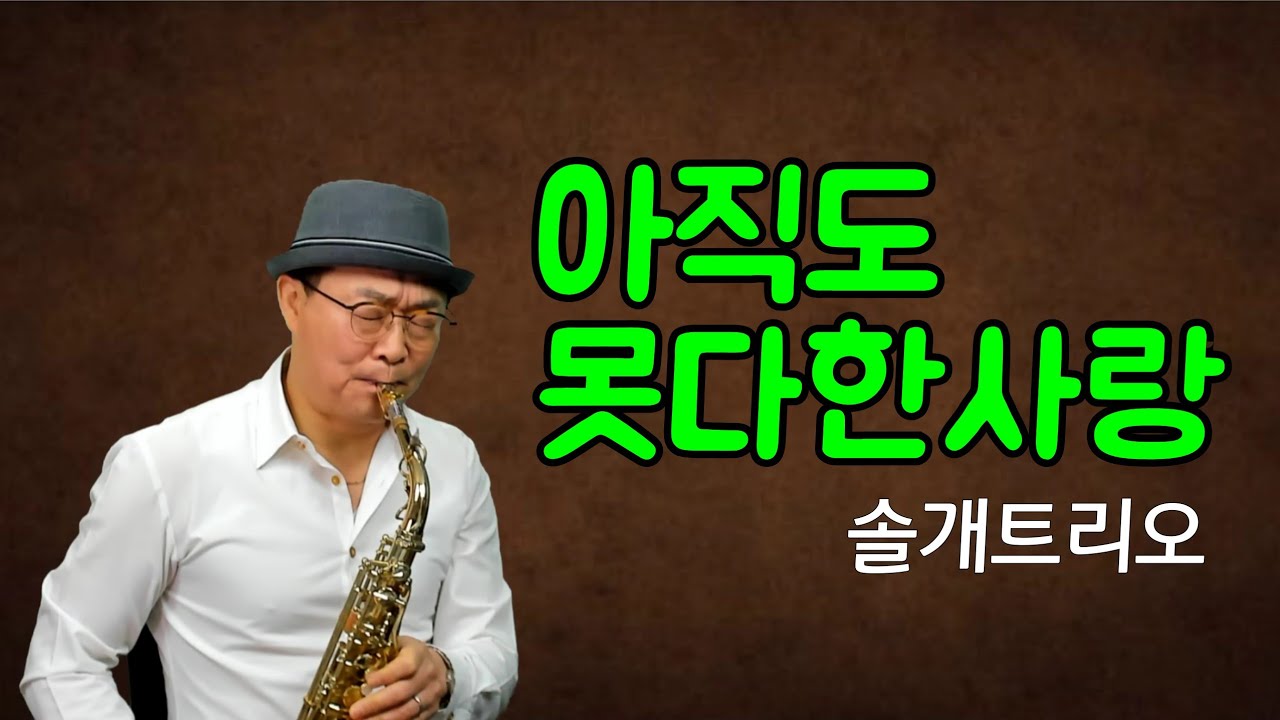 아직도 못다한 사랑 ㅣ 오늘도 갈대밭에 저 홀로우는 새는 내 마음을 알았나봐 ㅣ 원곡_솔개트리오 ㅣ 한명환 색소폰연주