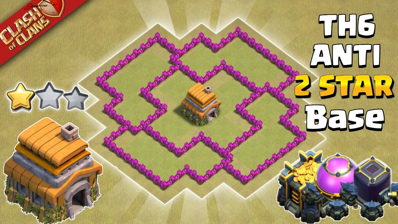 Top 10! Town Hall 6 War/Cwl/Trophy Base TH6 War Base 2026 | Clash of Clans
