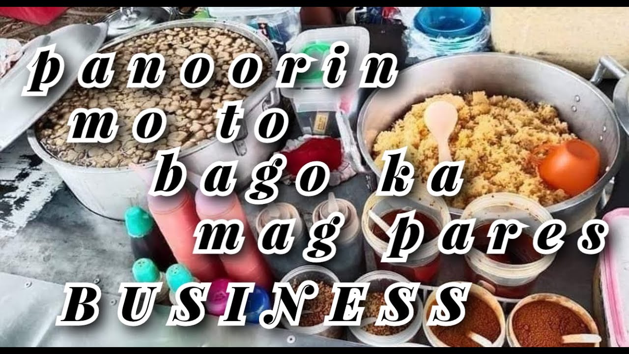ANO ANG MGA GAMIT NA KAYLANGAN SA PARES BUSINESS ❓