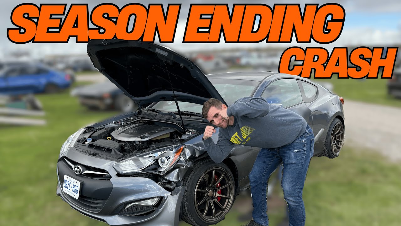 BUDGET DRIFT CAR BUILD | GENESIS COUPE - We Crashed It....