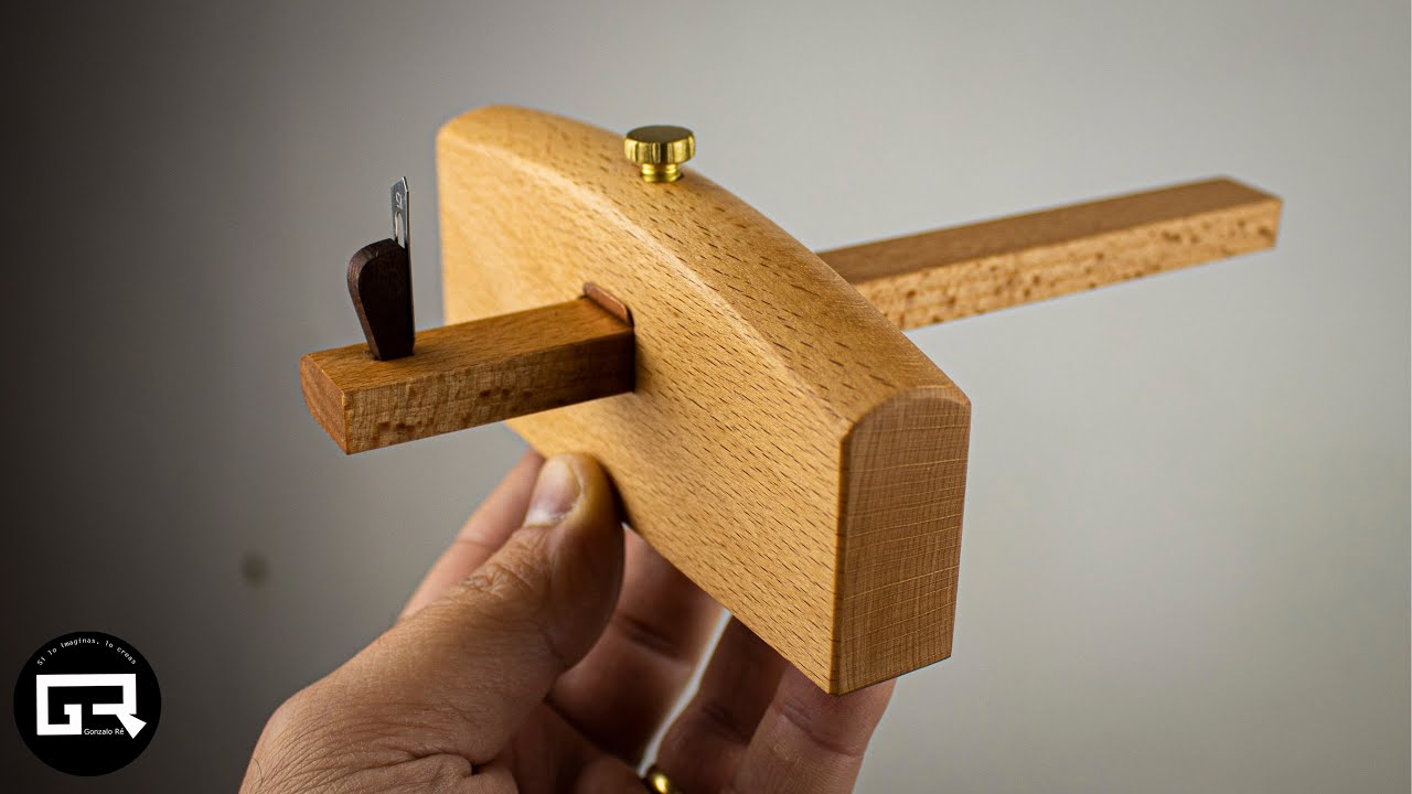 HERRAMIENTA de CARPINTERÍA HACER GRAMIL de MADERA estilo JAPONÉS | JAPANESE MARKING GAUGUE