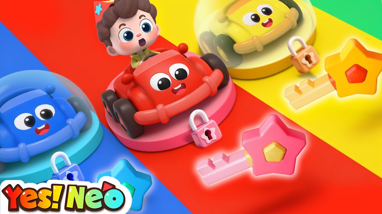 Color Cars Escape Room | Learn Colors with Cars | Nursery Rhyme & Kids Song | Yes! Neo