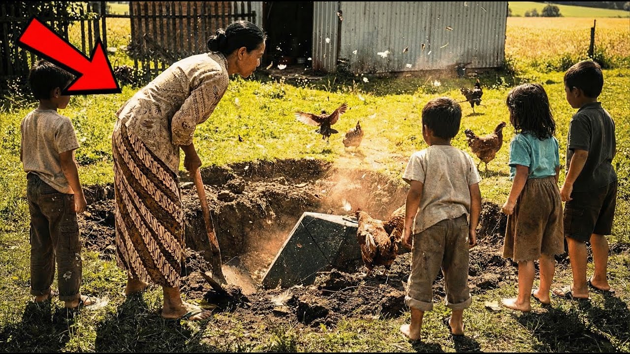 Janda Miskin Pelihara Ayam — Saat Menggali Tanah, Dia Menjerit...