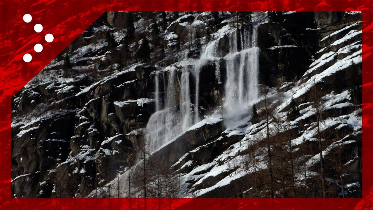 Macugnaga, distacco valanghivo sopra la frazione di Pecetto