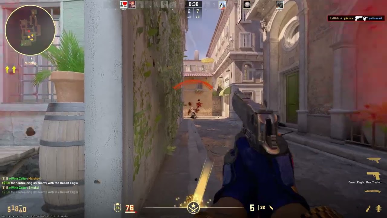 CS2 specialist gloves fade (FT) + gamma doppler P3 butterfly knife (FN) on Italy