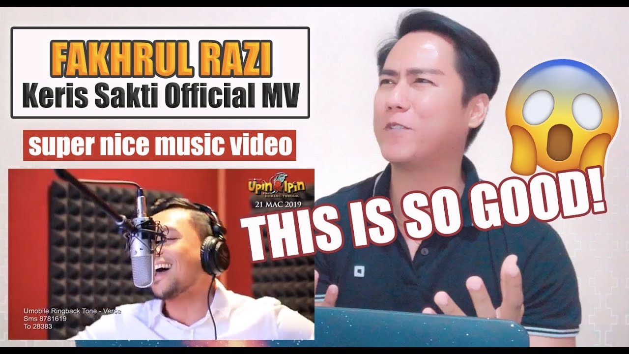 [SINGER REACTS] Keris Sakti (Official MV) - Fakhrul Razi OST Upin & Ipin : Keris Siamang Tunggal