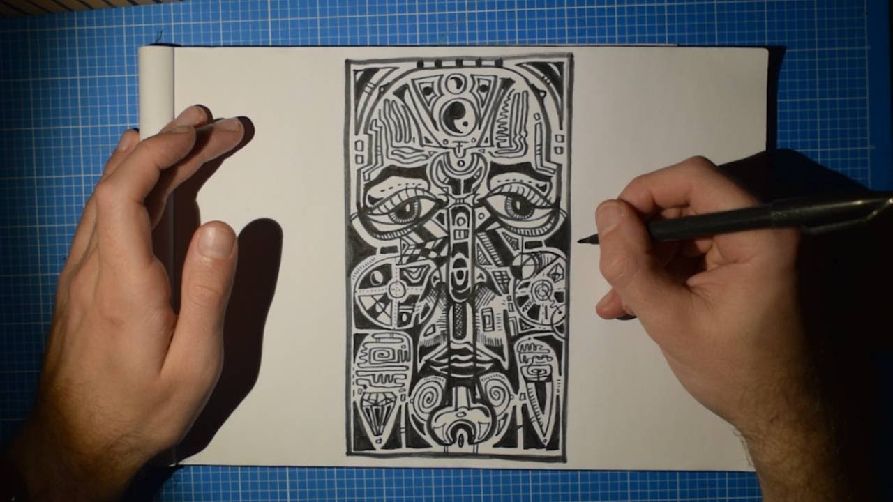 ASMR - Doodling and Whispering to Relax Before Dinner