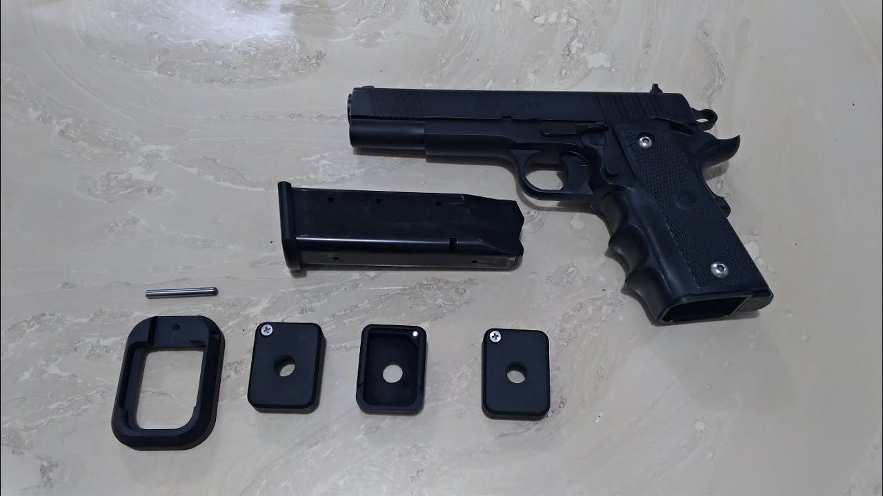 Montando Bumper e Funil na pistola Imbel Bifilar