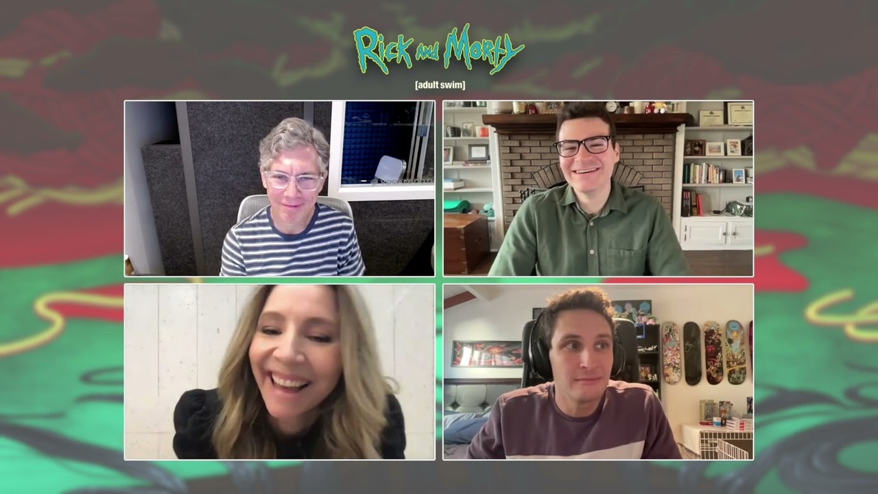 Steve Levy, Harry Belden, Chris Parnell, and Sarah Chalke talk 'Rick and Morty'