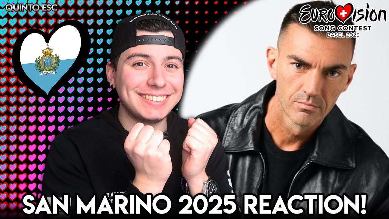 Gabry Ponte - Tutta l'italia Reaction - Eurovision 2025(San Marino) - Quinto ESC