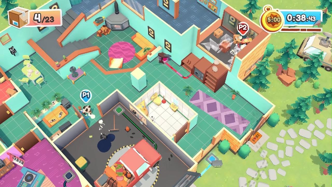 Moving Out Lenny's Mansion Platinum Time 2 Player Co-op