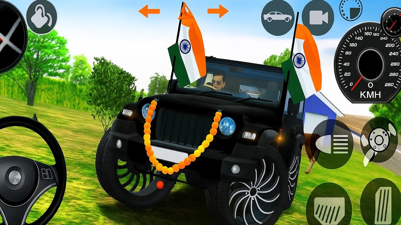 Modified Mahindra thar Car Games: Indian Cars ( Gadi Wala Thar )- Car Game Android Gameplay 2026