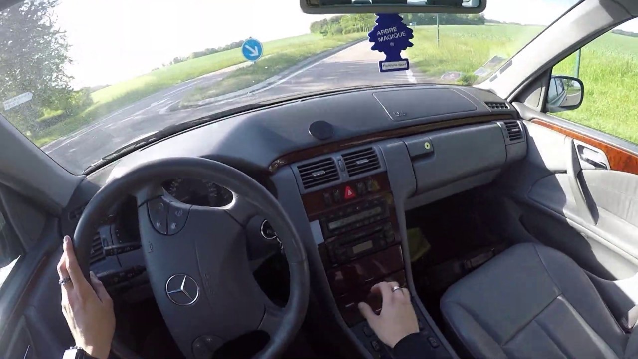 Mercedes-Benz E220 CDI W210 (2002) - POV Drive On Country Roads