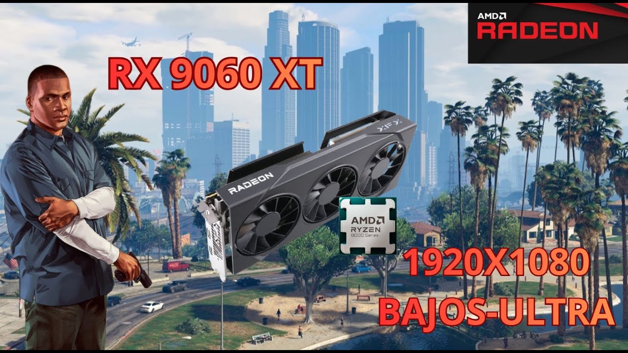 GTA V ENHANCED | RX 9060 XT 16GB R5 7600X 32GB DE RAM | GAMEPLAY MINIMO-ULTRA RAY TRACING | NYX
