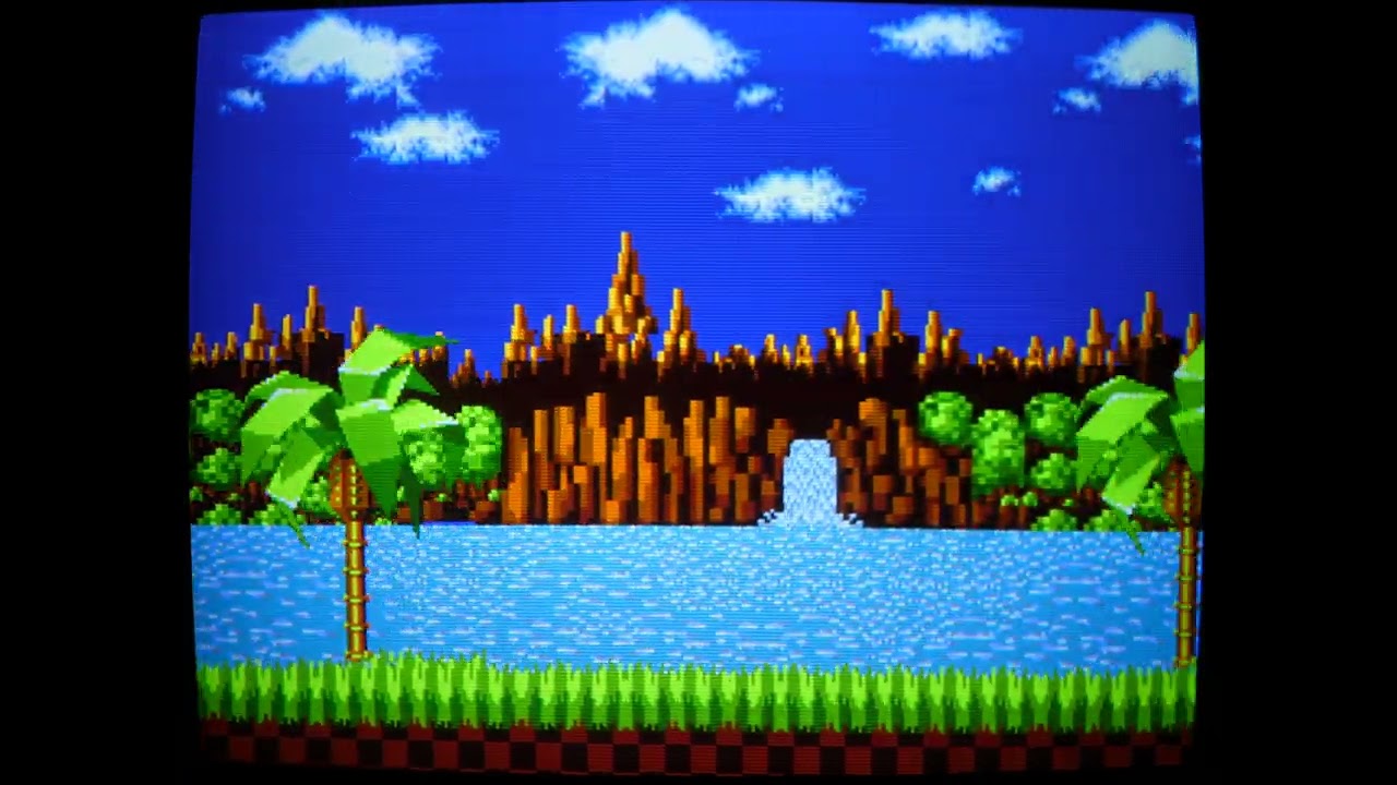 Bang & Olufsen Beovision 1 CRT 240p Test Suite SNES SEGA Super SD System Pc Engine Core Grafx