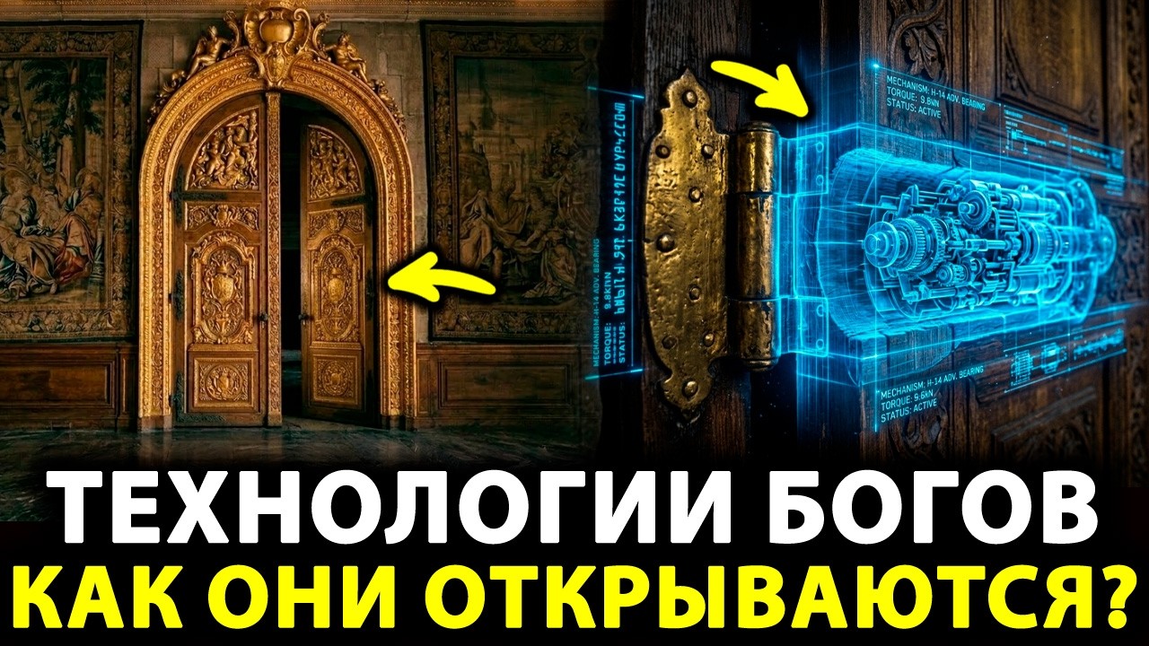 ТЕХНОЛОГИИ БОГОВ: 1.5 ТОННЫ открываются пальцем! Абсурдная физика дворцовых дверей.