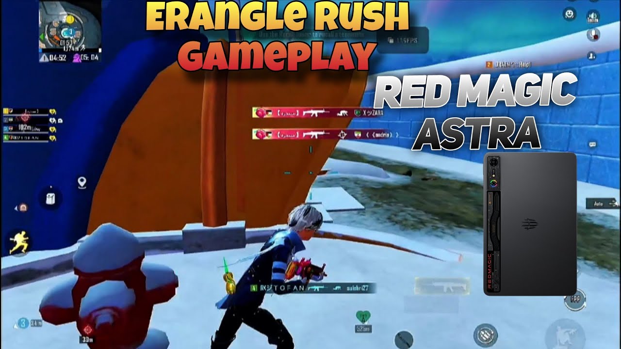 PUBG MOBILE GAMPLAYE || REDMAGIC ASTRA GAMING TABLET || PUBG UPDATE 4.1 TEST ON ASTRA REDMAGIC