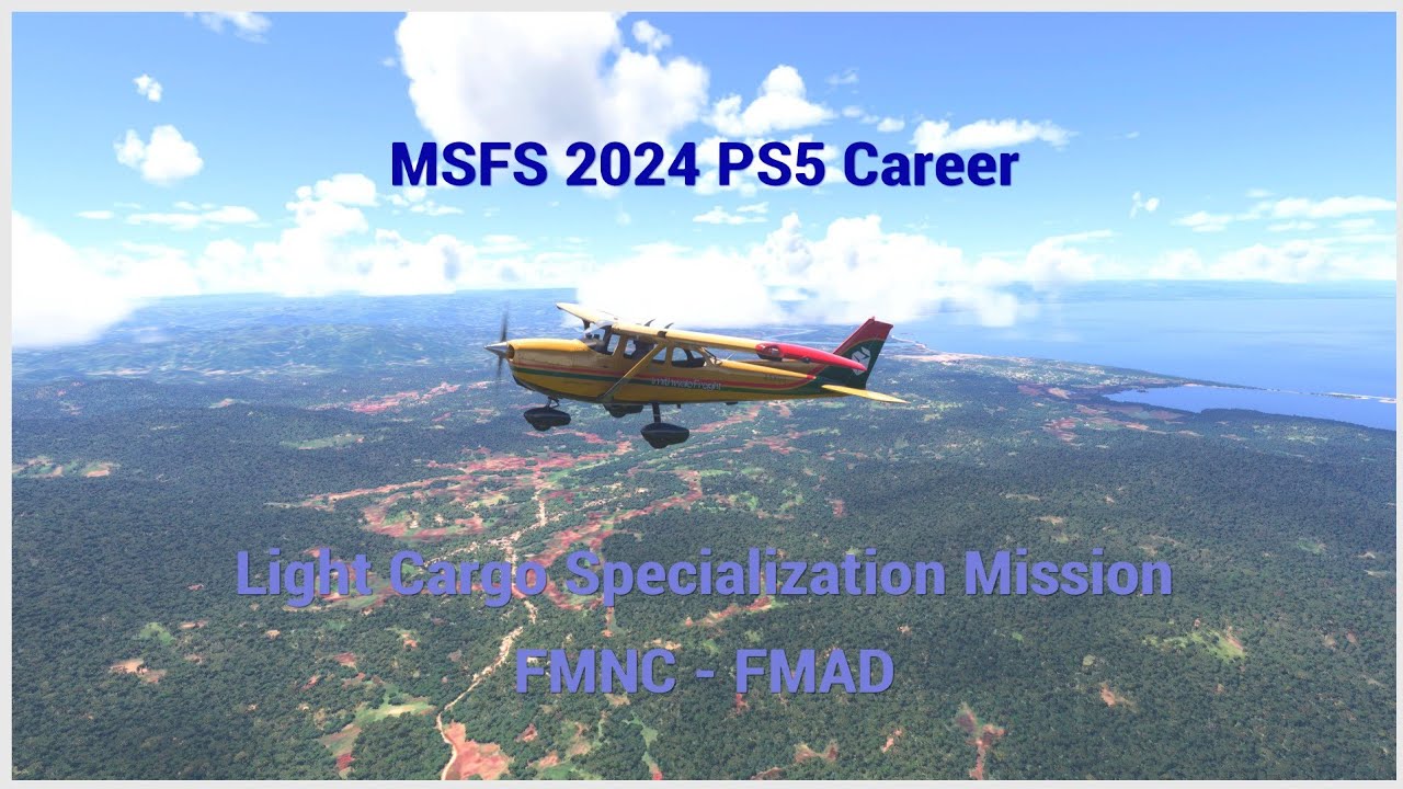 MSFS 2024 PS5 Career - Light Cargo Specialization Mission