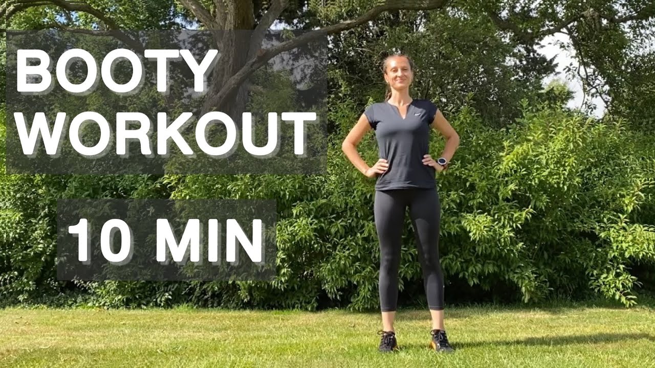 🇺🇦  10 MIN BOOTY WORKOUT / NO JUMPS / Workout At Home #104