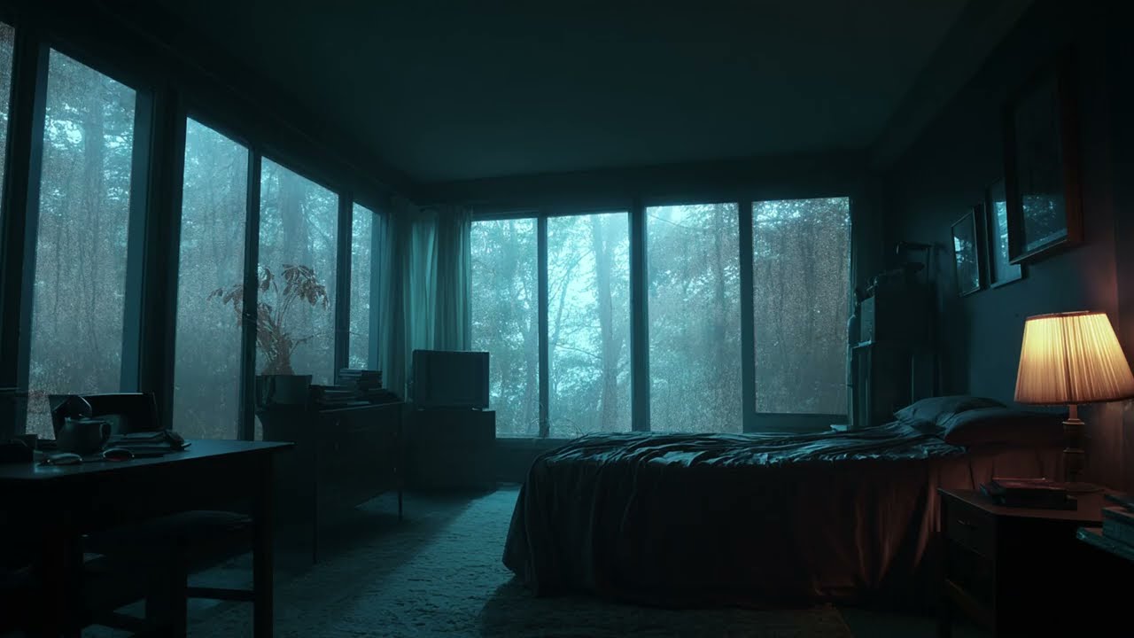 Dreamy Rain in the Misty Forest - Bedroom Ambience for a Magical and Peaceful Night's Sleep