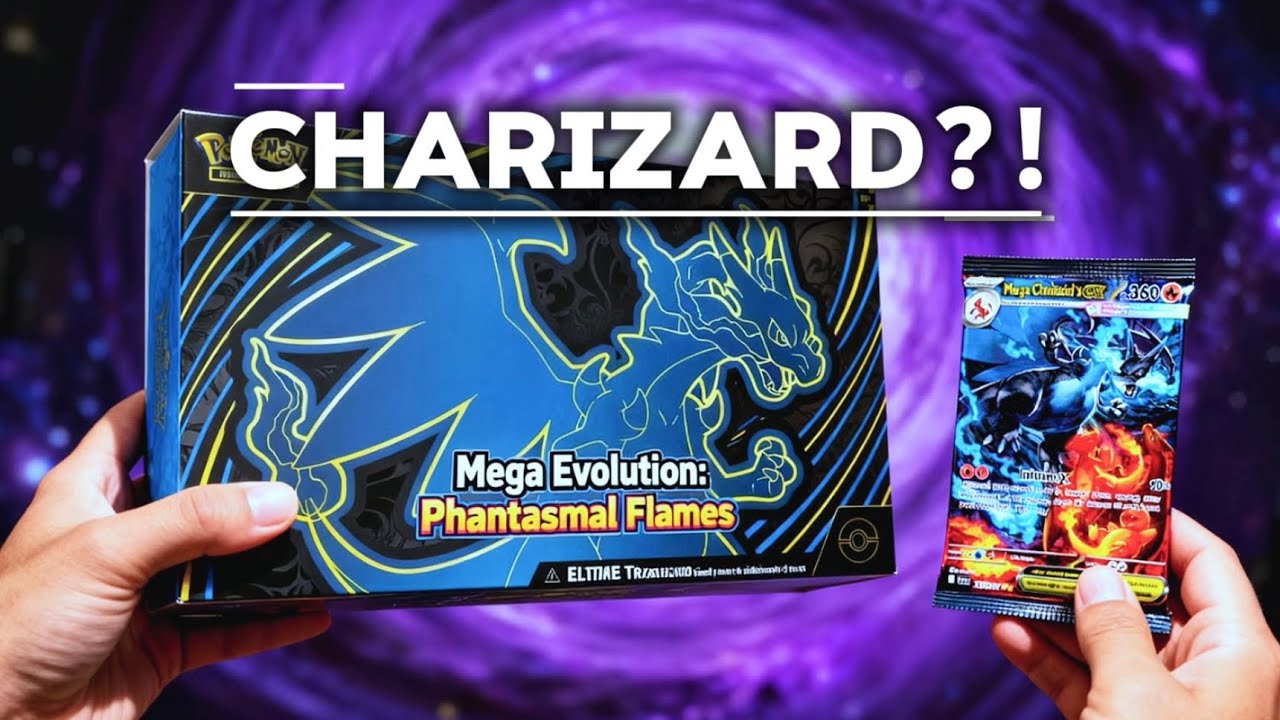 FIRST LOOK: Mega Evolution – Phantasmal Flames Elite Trainer Box!