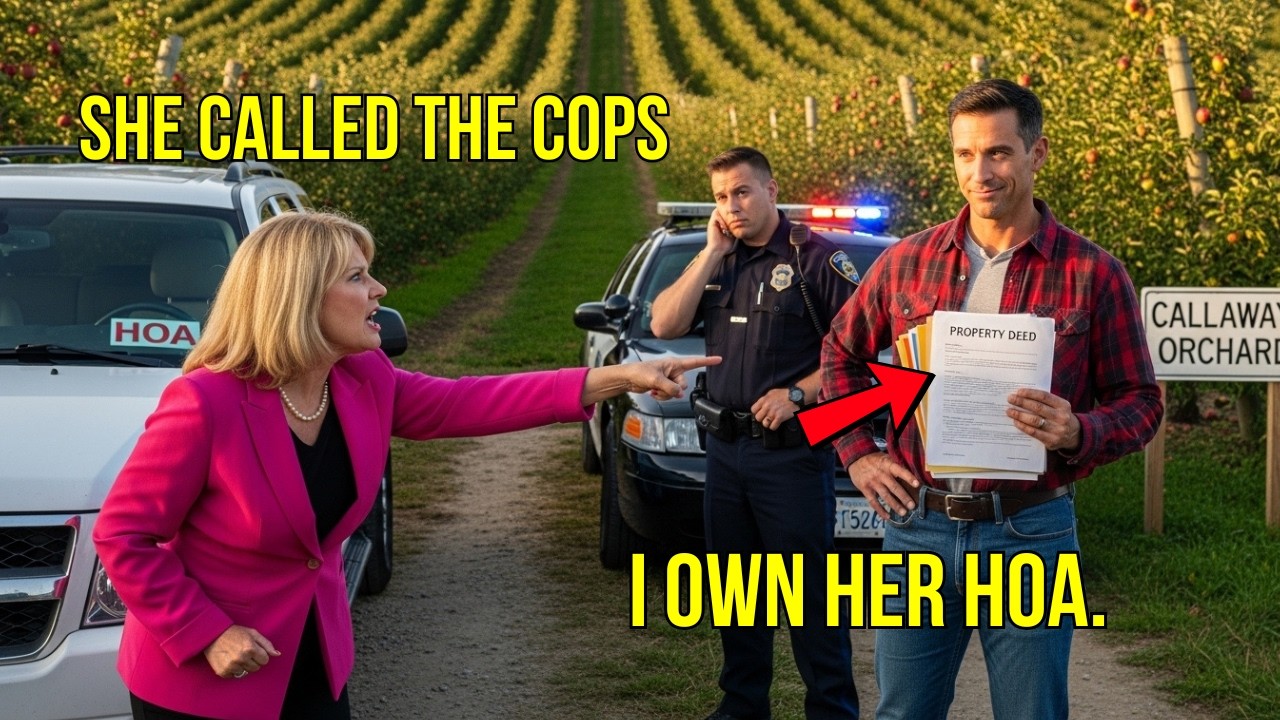 Член ТСЖ Карен вызвала полицию из-за моего фруктового сада — она не знала, что земля, на которой ...