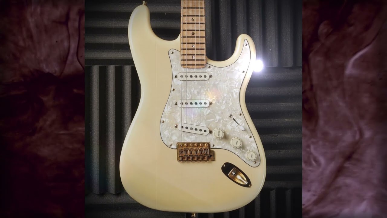 Slow Blues Guitar backing track jam A Eric Clapton style