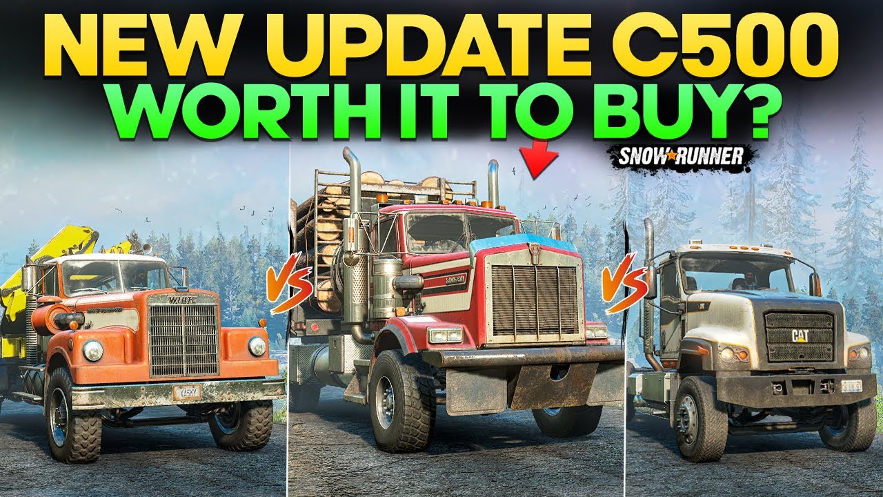 New Update Kenworth C500 Worth it to Buy in SnowRunner Comparisons and Details You Need to Know